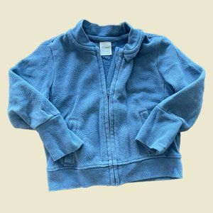 Hanes Toddler Blue Zipper Jacket (12-18 M)